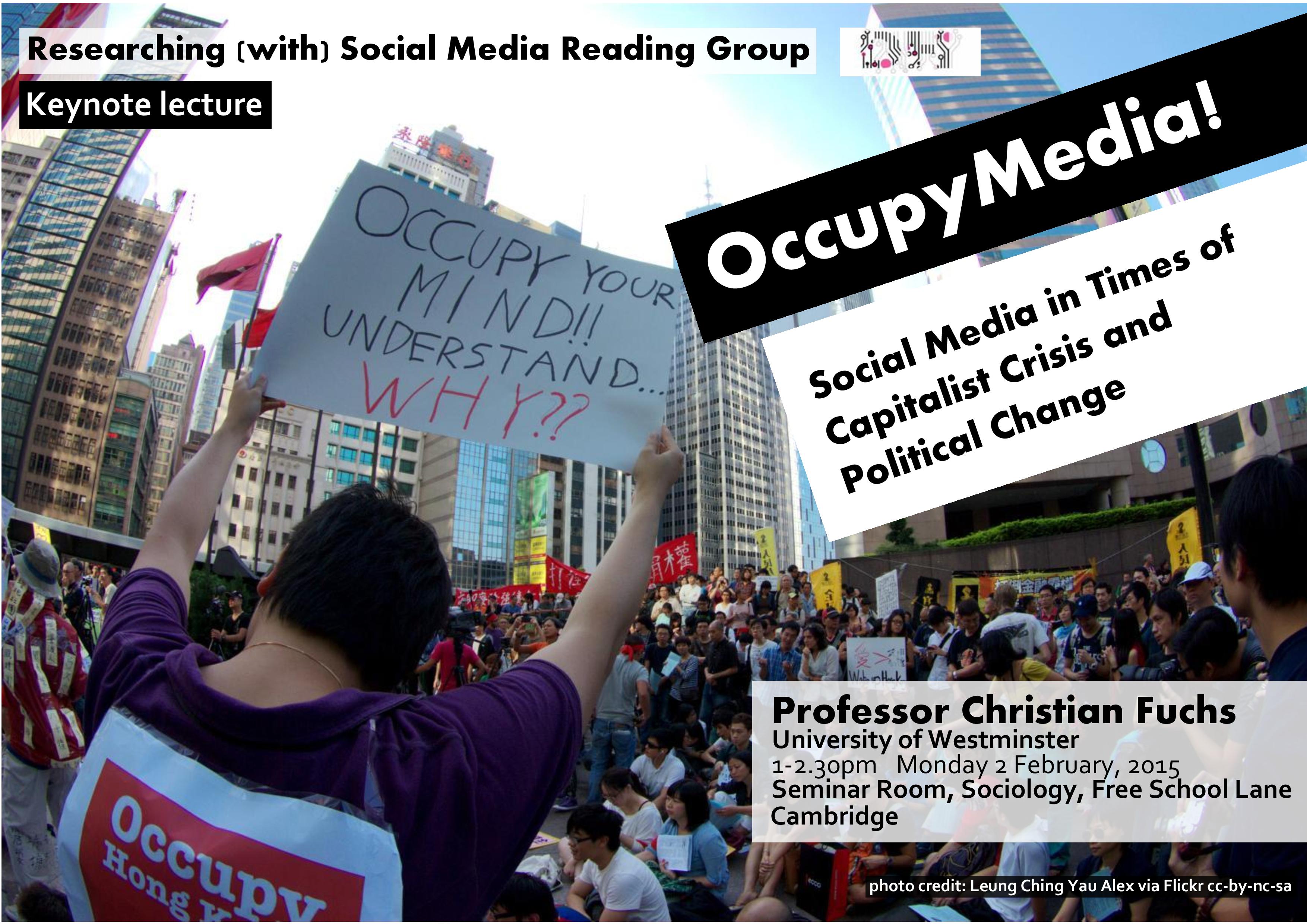 Christian Fuchs, 'OccupyMedia!', 2nd February 2015, 1pm